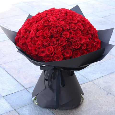 101 Premium Red Roses Bouquet